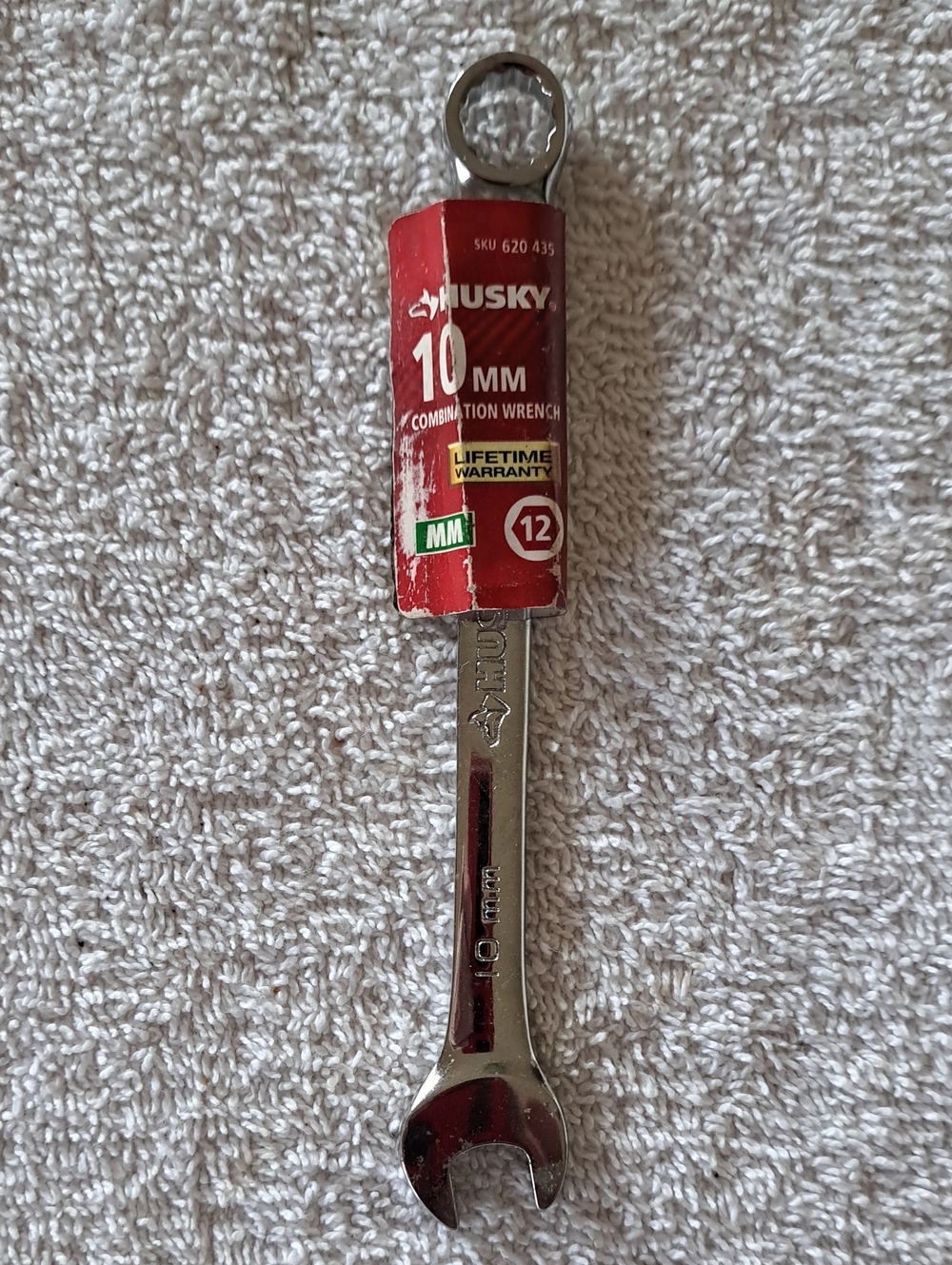 Husky 10 mm Metric Chrome Combination Wrench NEW!!